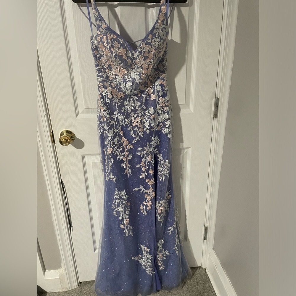 Purple prom dress
